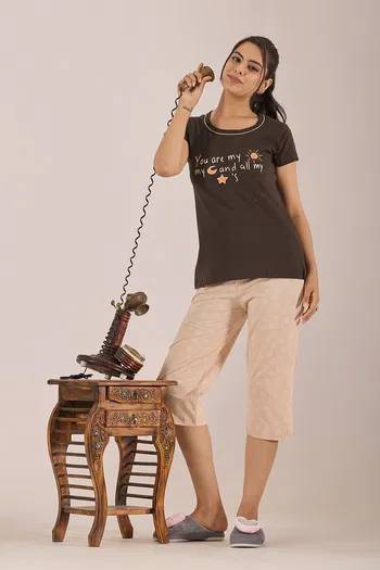 Buy Sweetmoon Ete Capriset (Pack of 2) - Multicolor